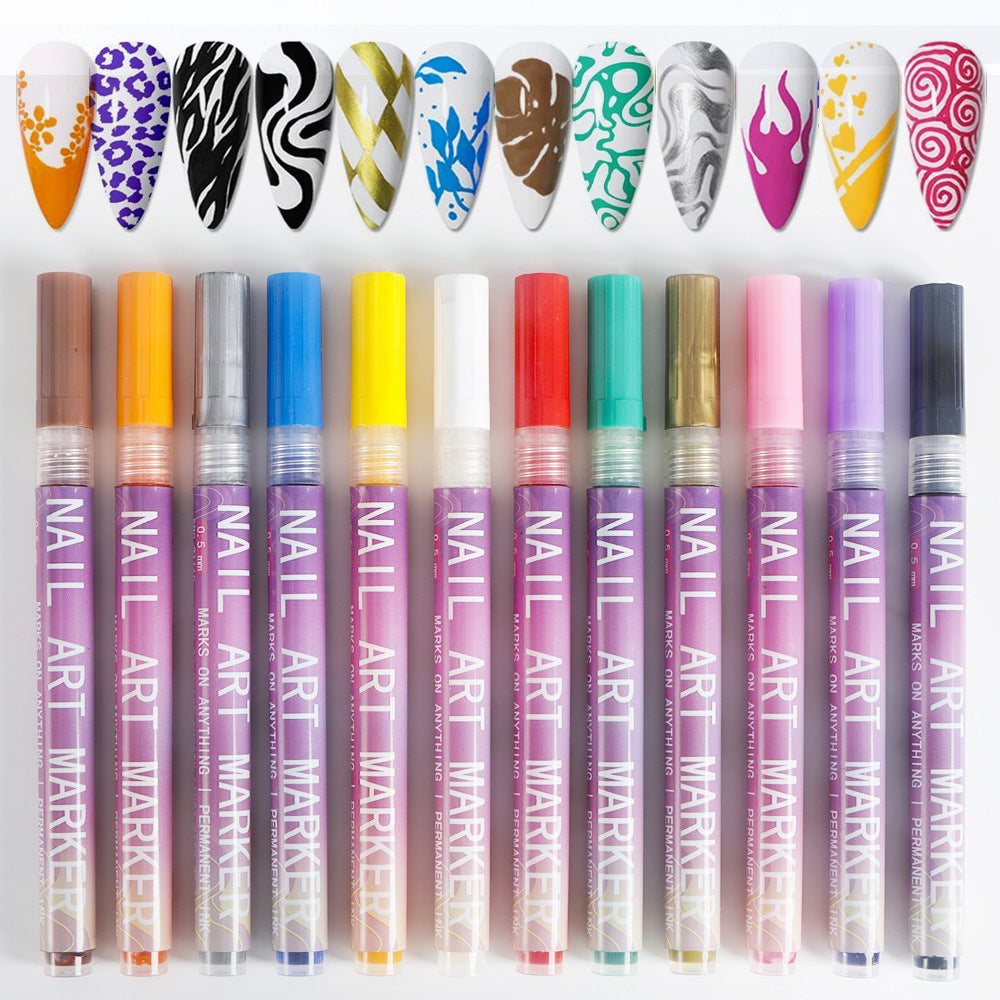 NailArt Pro™ – Precision Graffiti Marker Set